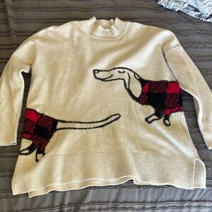 Loft Sweater with Dachshund Design